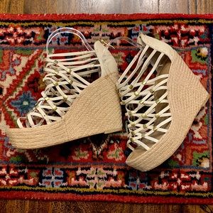Vince Camuto - Strappy Leather Espadrille - Sz 7.5
